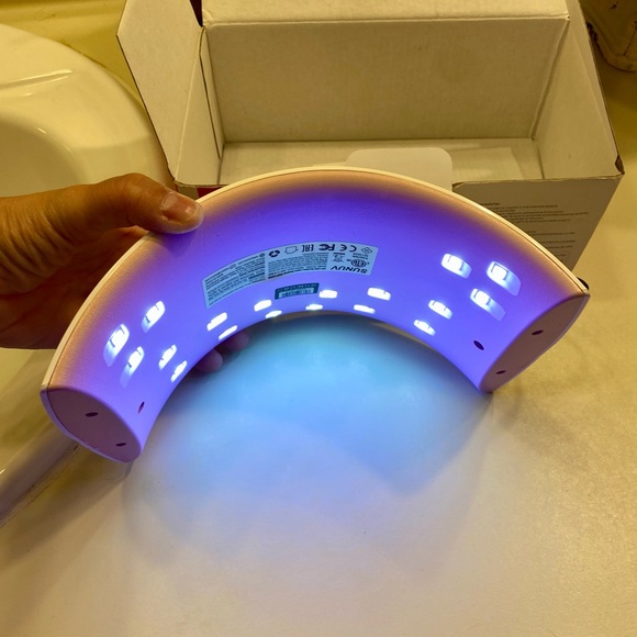 SUNUV SUN 9C 2 IN 1 LED UV LAMP NAIL LAMP CURING 2XS FASTER 18 LED EUC IN BOX - Picture 13 of 16